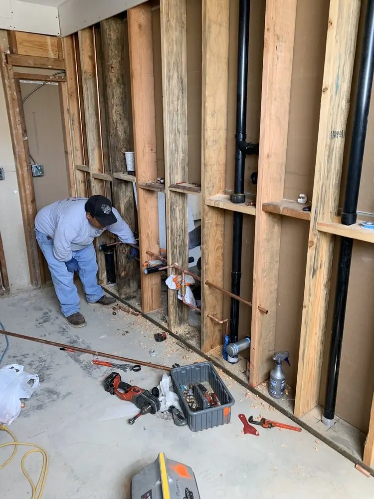 Commercial rough-in plumbing for Water Heater Replacement in Jacobsville